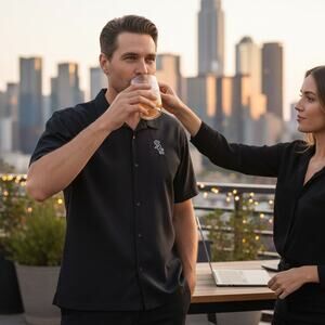 Tommy Bahama White Sox Shirt Mens XXXL Chicago 100% Silk 3XL Clutch Play MLB